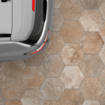 Placi Travertin Multi Crema Hexagon Slefuit Chituit 26.4 x 30.5 x 1.2 cm