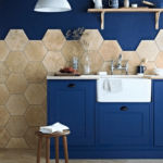 Placi Travertin Multi Crema Hexagon Slefuit Chituit 26.4 x 30.5 x 1.2 cm