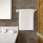 Placi Travertin Noce Geometric Design Periat 20.3 x 40.6 x 1.2 cm
