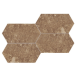 Placi Travertin Noce Geometric Design Periat 20.3 x 40.6 x 1.2 cm