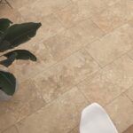 Gresie Portelanata Rectificata Crema Travertino Mata 60 x 120 x 0.7 cm - imagine 2