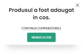Continuă cumpărăturile sau mergi la coș.