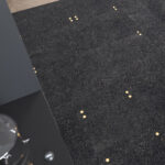 Gresie Portelanata Rectificata Noir Terrazzo Lucioasa 60 x 120 x 0.7 cm - imagine 3