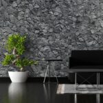 Placi Marmura Black Rock Face x 2.5 cm