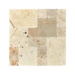Placi Travertin Classic Rustic Antichizat Pattern Set x 1.2 cm - imagine 4
