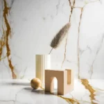 Lastra Ceramica Portelanata Golden Hour Lucios 160 x 320 x 0.6 cm - ST - imagine 2