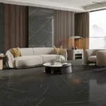 Lastra Ceramica Portelanata Pietra Nero Mat 162 x 323 x 1.2 cm - PR