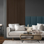 Riflaj decorativ Linea Acustic, esotica / negru - imagine 4