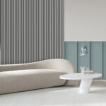 Riflaj decorativ Linea Acustic, gri ghetar / negru - imagine 5