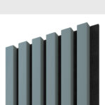 Riflaj decorativ Linea Acustic, albastru fumuriu / negru - imagine 6