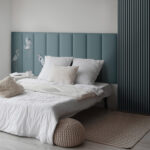 Riflaj decorativ Linea Acustic, albastru fumuriu / negru - imagine 2