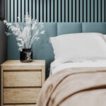 Riflaj decorativ Linea Acustic, albastru fumuriu / negru - imagine 4