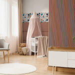 Riflaj decorativ Linea Acustic, teracota / negru - imagine 4