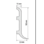 Plintă Decorativă Durotec 40, 244 x 10 x 3.2 cm - imagine 2