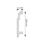 Plintă Decorativă Durotec 26, 244 x 10.8 x 2.4 cm - imagine 2