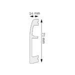 Plintă Decorativă Durotec 06, 244 x 6.9 x 1.4 cm - imagine 2
