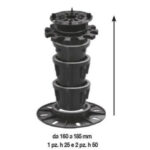 Inaltator 100 mm pentru Picioare reglabile, ploturi - imagine 2