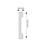 Plintă Decorativă Durotec 20, 244 x 11 x 1.6 cm - imagine 2