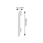 Plintă Decorativă Durotec 18, 244 x 10.8 x 1.2 cm - imagine 2