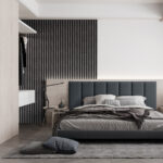 Riflaj decorativ Linea Slim 3, urban / negru - imagine 5