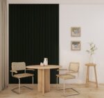 Riflaj decorativ Linea Slim 3, botanic / negru