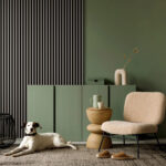 Riflaj decorativ Linea Slim 3, japandi / negru - imagine 5