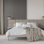 Riflaj decorativ Linea Slim 3, japandi / negru - imagine 2