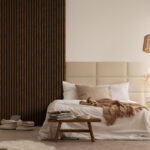 Riflaj decorativ Linea Slim 3, alun / negru