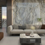 Lastra Ceramica Portelanata Marina Lucios 160 x 320 x 0.6 cm - ST - imagine 4