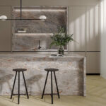 Lastra Ceramica Portelanata Sarrancolin Mat 162 x 323 x 1.2 cm - ST - imagine 3