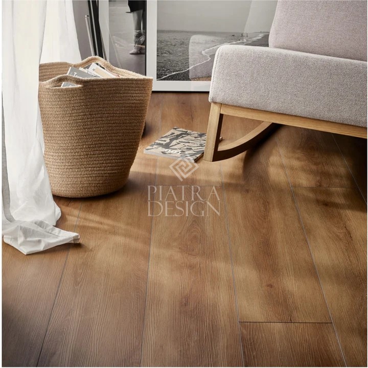 Pardoseala-SPC-Rigio-Vox-Priar-Oak-6062612 Parchet SPC Stejar Natur Maro Deschis Priar Oak Cu Izolatie Rigio 6062611 - imagine 1