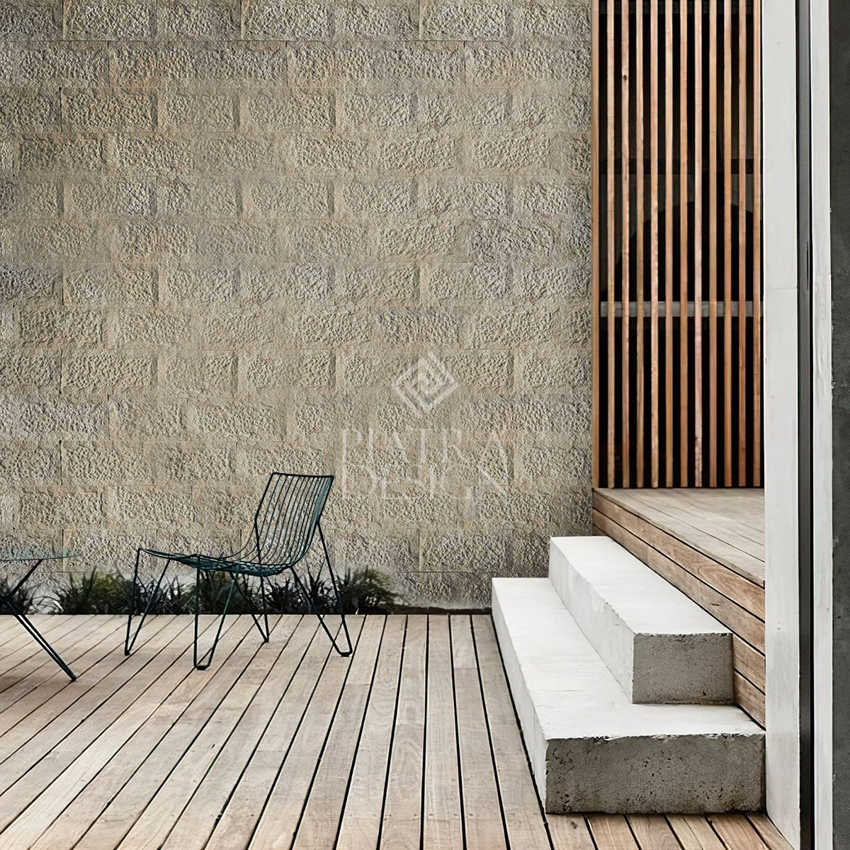 Placi Marmura Sunny Menia Mosmar Scapitat 30 x 60 x 2 cm Placi Marmura MM Ivory Cioplit 30 x 60 x 2 cm - imagine 1