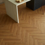 Parchet SPC Herringbone Stejar Maro Deschis Phoenix Cu Izolatie - imagine 2