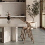 Lastra Ceramica Portelanata Calacatta Miele Satinat 160 x 320 x 1.2 cm