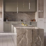 Lastra Ceramica Portelanata Silver Root Lucios 160 x 320 x 1.2 cm - imagine 2